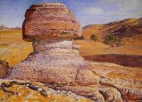 Hunt, William Holman - The Sphinx Gizeh Looking towards the Pyramids of Sakhara